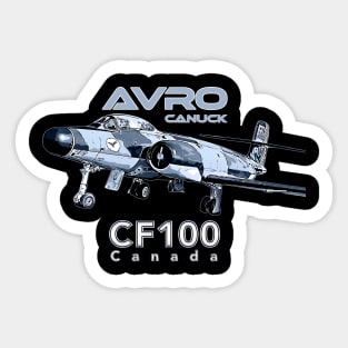 Avro Canuck Canada CF100 aircraft Sticker